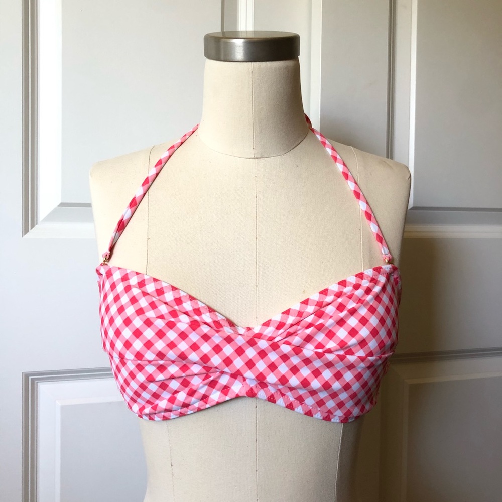 dELiA’s Gingham Bikini Top